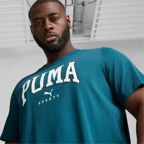 Cotton Short Sleeve T-Shirt with Graphic Logo - Puma - Modalova