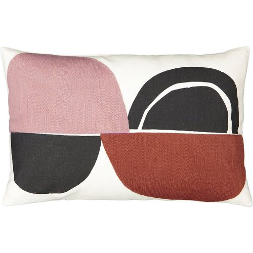 Comoe Embroidered 100% Cotton Cushion Cover - LA REDOUTE INTERIEURS - Modalova