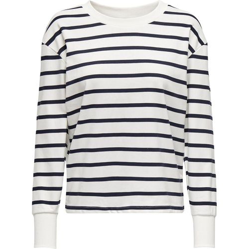 Striped Cotton Mix Sweatshirt with Crew Neck - JDY - Modalova