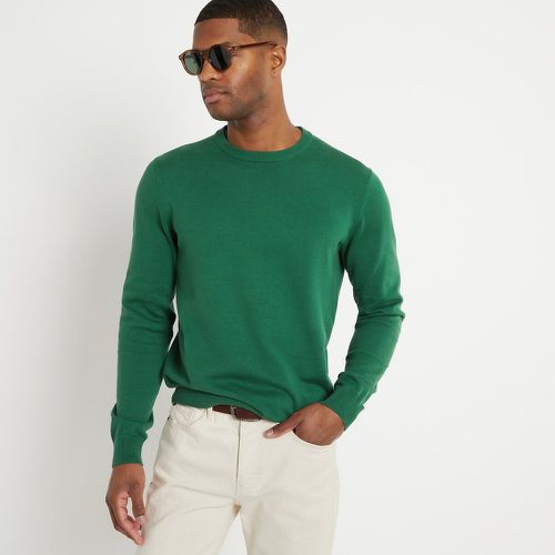 Cotton Crew Neck Jumper in Fine Knit - LA REDOUTE COLLECTIONS - Modalova