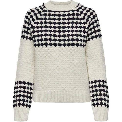 Printed Crew Neck Jumper - Only - Modalova