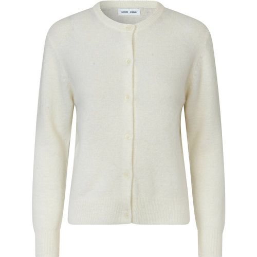 Nor Wool Mix Cardigan with Buttons and Crew Neck - SAMSOE AND SAMSOE - Modalova