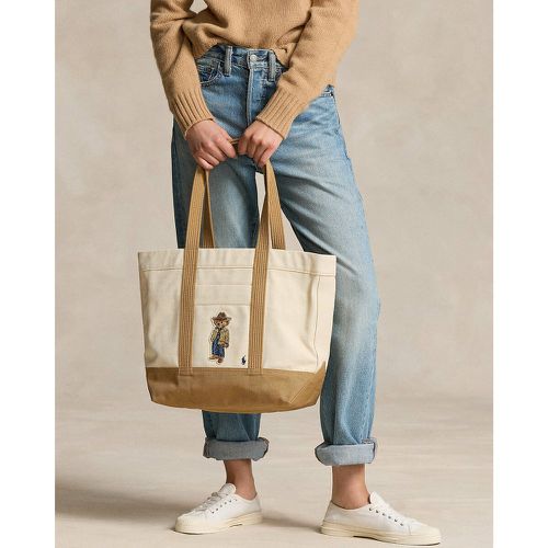 Canvas Polo Bear Tote Bag - Polo Ralph Lauren - Modalova