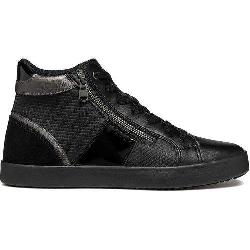 Blomiee Breathable High Top Trainers in Leather - Geox - Modalova