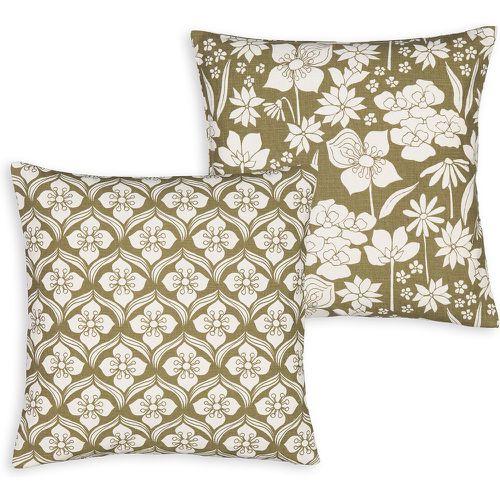 Set of 2 Dallas 40 x 40cm 100% Cotton Cushion Covers - LA REDOUTE INTERIEURS - Modalova