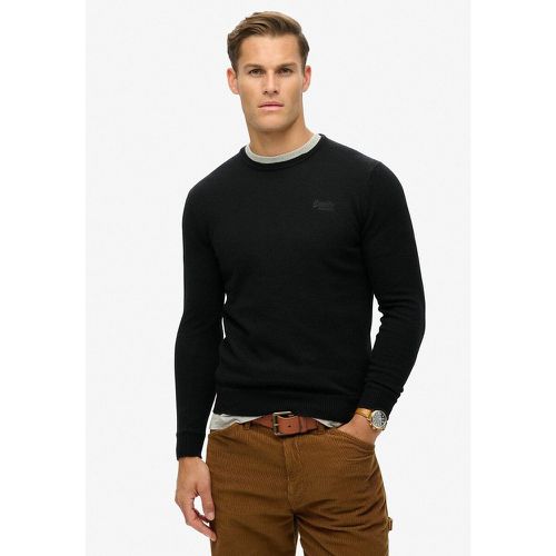 Essential Slim Fit Jumper with Crew Neck - Superdry - Modalova