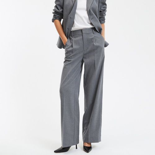 Tennis Striped Trousers with Wide Leg, Length 31.5" - LA REDOUTE COLLECTIONS - Modalova