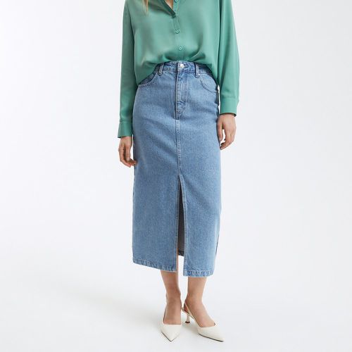 Denim Straight Midaxi Skirt - LA REDOUTE COLLECTIONS - Modalova