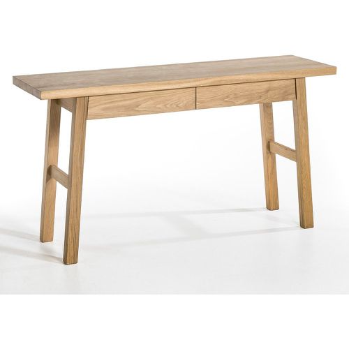 Liu Solid Oak Console Desk - AM.PM - Modalova