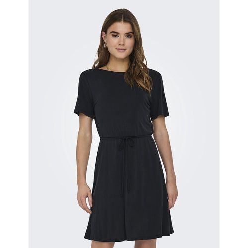 Plunge Back Mini Dress with Tie-Waist - Only - Modalova