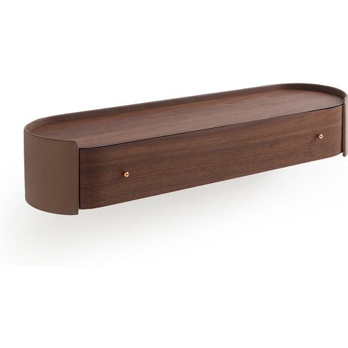 Firmo Walnut & Leather Wall Console - AM.PM - Modalova