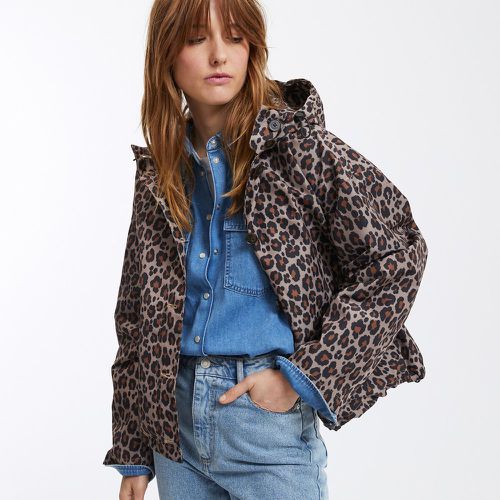 Animal Print Short Windbreaker with Hood - LA REDOUTE COLLECTIONS - Modalova