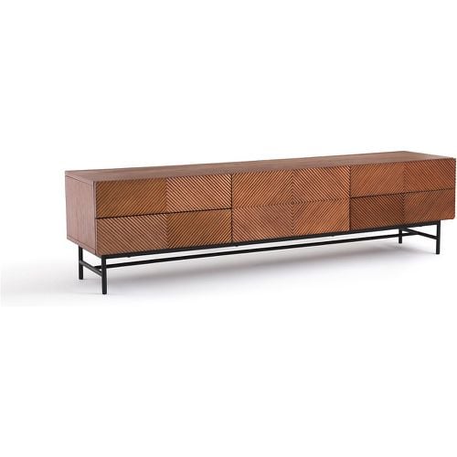 Jerem 180cm Textured Front Stained TV Unit - LA REDOUTE INTERIEURS - Modalova