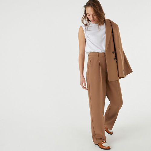 Wide Leg Trousers with Pleat Front, Length 31.5" - LA REDOUTE COLLECTIONS - Modalova