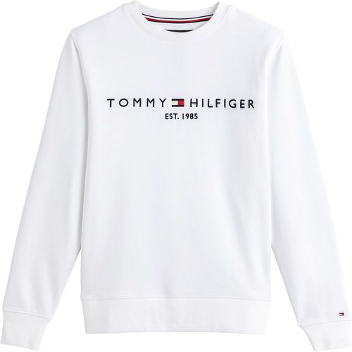 Logo Print Sweatshirt in Cotton Mix with Crew Neck - Tommy Hilfiger - Modalova