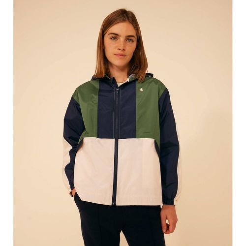 Colour Block Hooded Windbreaker - PETIT BATEAU - Modalova