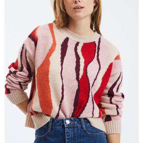 Pradja Printed Jumper in Wool Mix with Crew Neck - Suncoo - Modalova