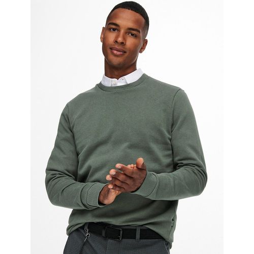 Ceres Life Sweatshirt with Crew Neck in Cotton Blend - Only & Sons - Modalova