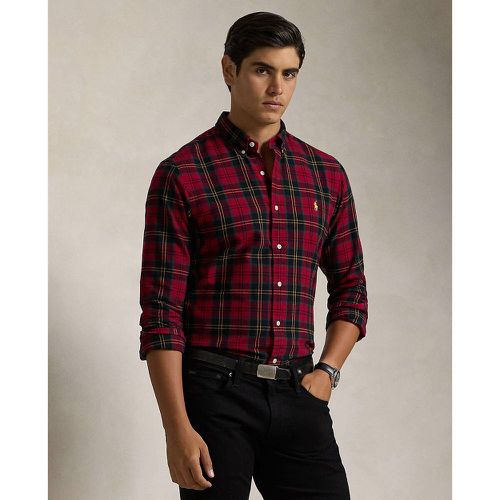 Regular Fit Tartan Shirt in Brushed Oxford Cotton - Polo Ralph Lauren - Modalova