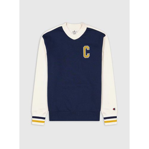 Cotton Mix V-Neck Sweatshirt - Champion - Modalova