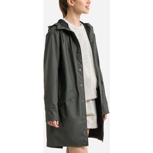 Unisex Showerproof Long Jacket with Hood - Rains - Modalova