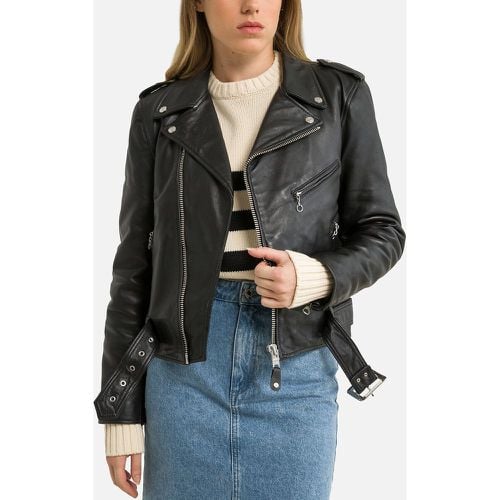 LCW8600 Leather Biker Jacket with Pockets - Schott - Modalova