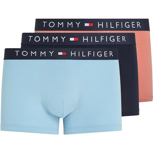 Pack of 3 Hipsters in Plain Cotton - Tommy Hilfiger - Modalova