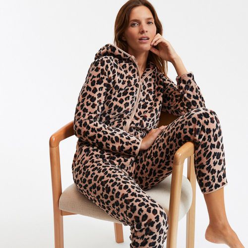 Leopard Print Fleece Onesie - LA REDOUTE COLLECTIONS - Modalova