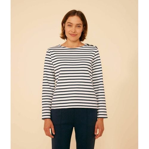 Breton Striped Cotton Top - PETIT BATEAU - Modalova