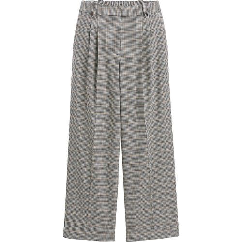 Wide Leg Trousers in Houndstooth Check, Length 30.5" - LA REDOUTE COLLECTIONS - Modalova