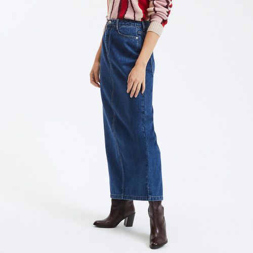 Fancy Denim Straight Skirt - Suncoo - Modalova