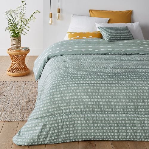 Irun Graphic Microfibre Bedspread - LA REDOUTE INTERIEURS - Modalova