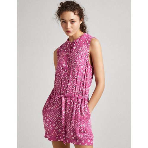 Printed Sleeveless Playsuit - Pepe Jeans - Modalova