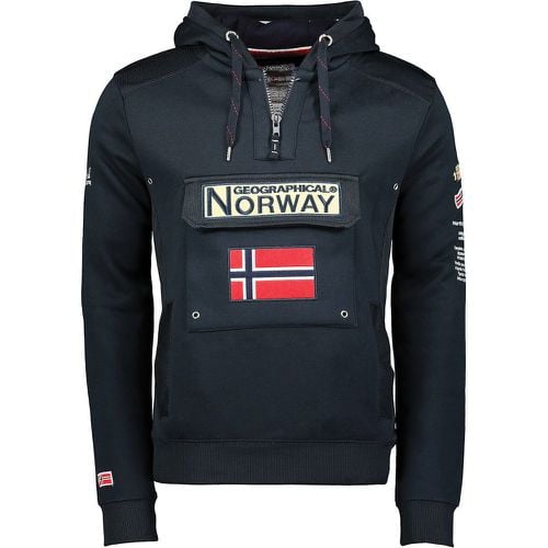 Gymclass Cotton Mix Hoodie with Logo Print - geographical norway - Modalova