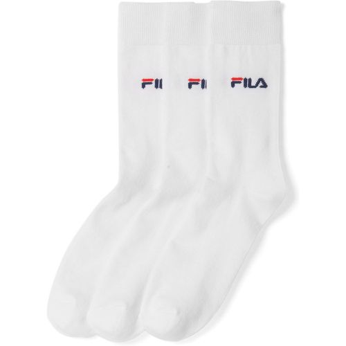 Pack of 3 Pairs of Crew Socks in Cotton Mix - Fila - Modalova