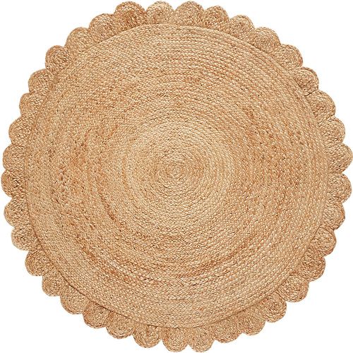 Aftas Flower Round 100% Jute Rug - LA REDOUTE INTERIEURS - Modalova