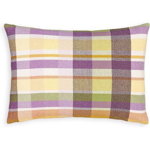 Palmilla Checked 100% Cotton Rectangular Cushion Cover - LA REDOUTE INTERIEURS - Modalova