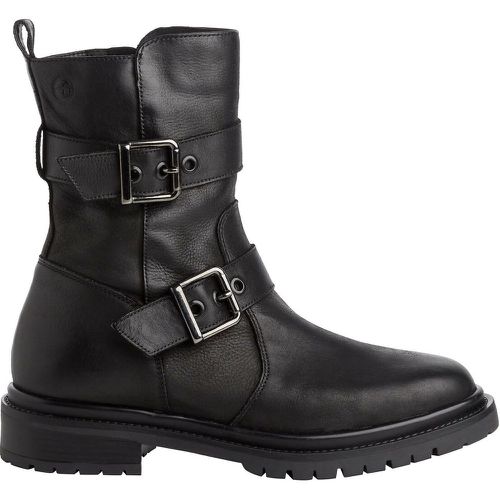 Leather Biker Ankle Boots - tamaris - Modalova