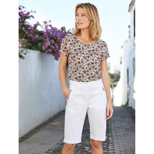 Stretch Cotton Bermuda Shorts - Anne weyburn - Modalova