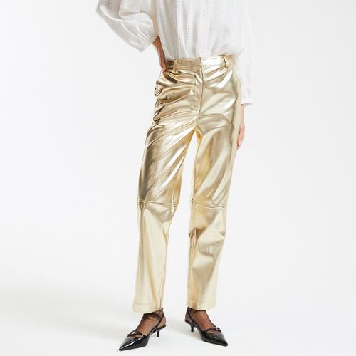 Metallic Straight Trousers - LA REDOUTE COLLECTIONS - Modalova