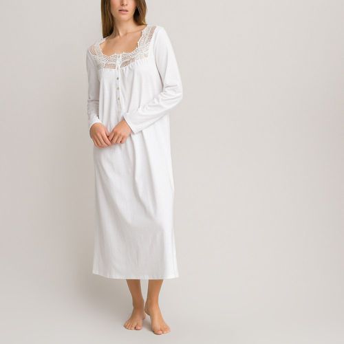 Cotton and Lace Nightdress - Anne weyburn - Modalova