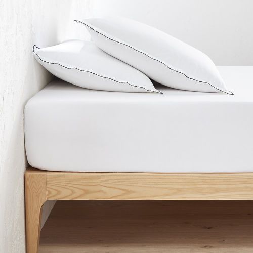 Dojo 30cm High 100% Cotton Percale 200 Thread Count Fitted Sheet - LA REDOUTE INTERIEURS - Modalova