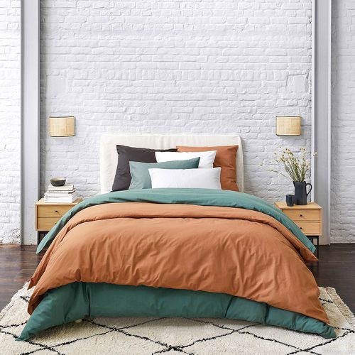 Scenario Plain 100% Cotton Fitted Sheet for Deep Mattresses (32cm) - LA REDOUTE INTERIEURS - Modalova