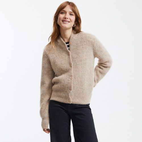 Alpaca Mix Bomber Cardigan - LA REDOUTE COLLECTIONS - Modalova