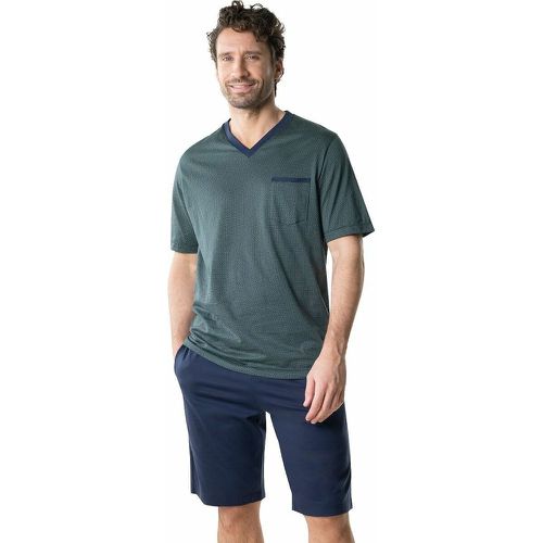 Brushed Cotton Short Pyjamas with V-Neck - Eminence - Modalova