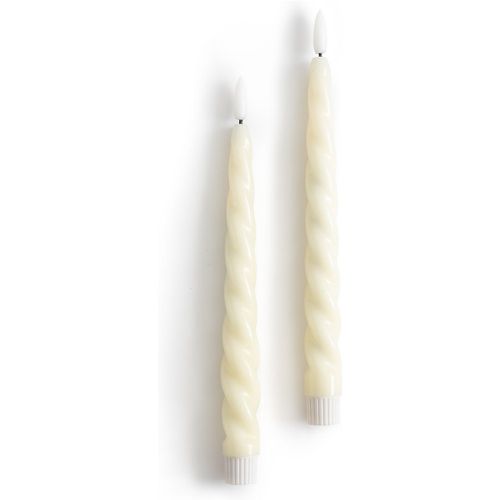 Set of 2 Caspar Twisted Wax LED Candles - LA REDOUTE INTERIEURS - Modalova