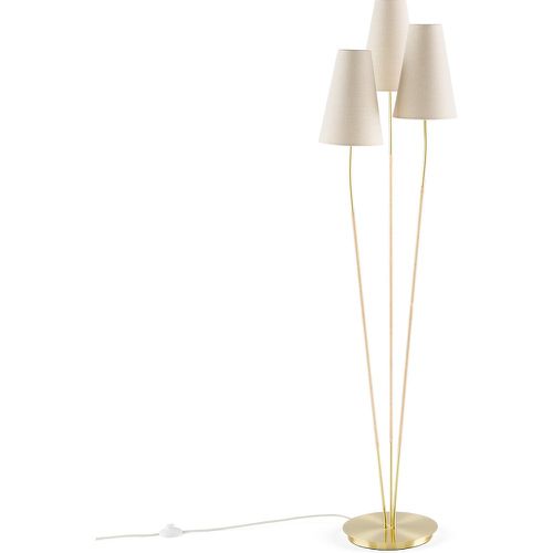 Amaya , Linen & Rattan Triple Floor Lamp - LA REDOUTE INTERIEURS - Modalova