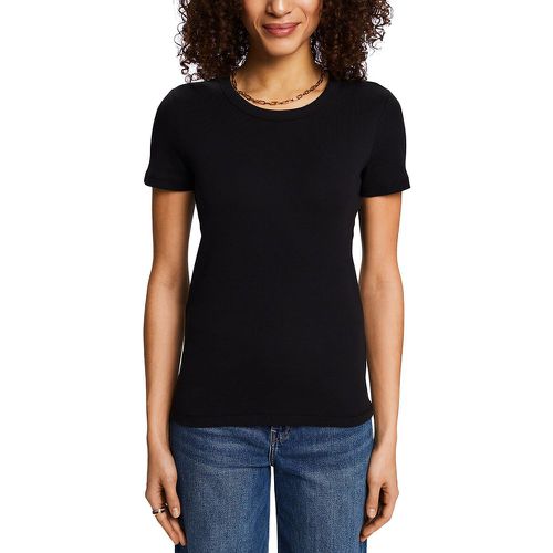 Crew Neck T-Shirt with Short Sleeves - Esprit - Modalova