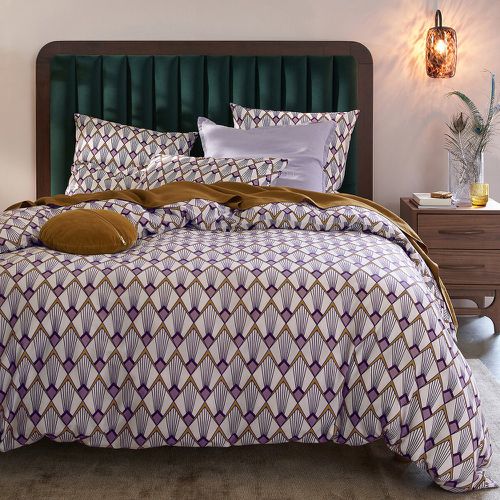 Elisa Mauve 100% Cotton Percale 200 Thread Count Duvet Cover - LA REDOUTE INTERIEURS - Modalova