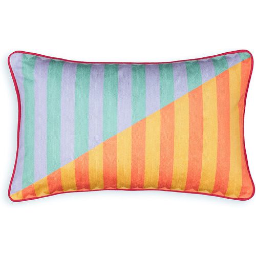 Dulang Striped 100% Cotton Rectangular Cushion Cover - LA REDOUTE INTERIEURS - Modalova